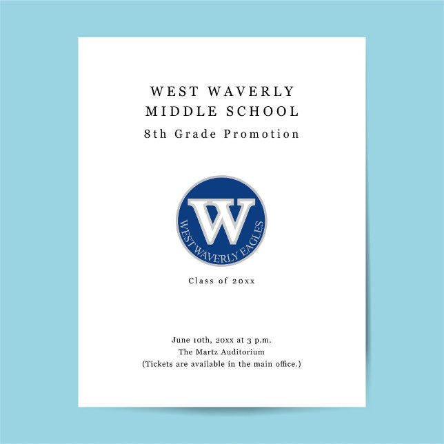 Folheto de Promocional de Cerimônia de Graduação (Criador carregado)