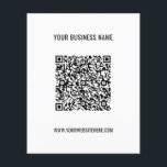 Folheto de Promocional de Texto e Código QR Person<br><div class="desc">Seu código QR e seu Promocional de texto personalizado empresarial - Adicione seu código QR / Imagem ou logotipo e Texto / Informações - Redimensione e mova elementos com a ferramenta de personalização. Escolha / adicione seu plano de fundo / cores do texto / fonte / tamanho favorito! Boa Sorte...</div>