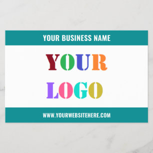 Folheto de Promocional de Texto Personalizado do L