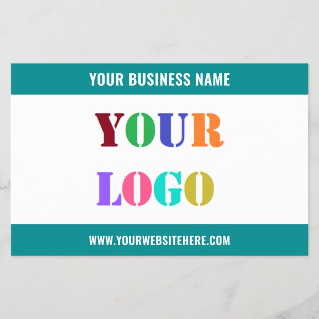 Folheto de Promocional de Texto Personalizado do L (Frente)