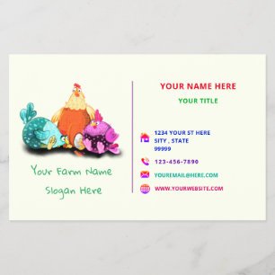 Folheto de Promocional Feliz - Agricultor Sortudo