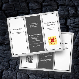 Folheto de propaganda empresarial tri-dobra de cor