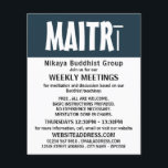 Folheto de Publicidade do Grupo Budista Moderno<br><div class="desc">Folhetos De Publicidade De Grupo Budista Moderno,  Na Loja De Cartão de visita.</div>