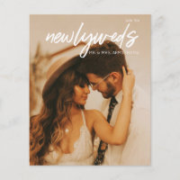 Folheto de Recepção de casamento de 3 Fotografias 