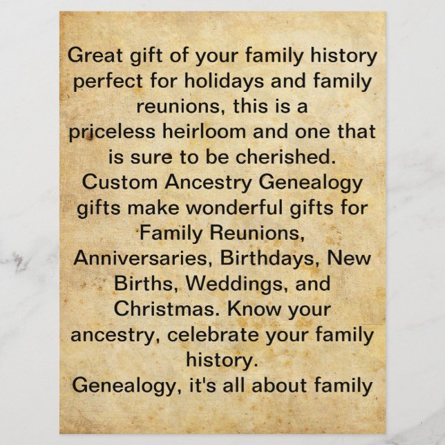 Folheto de Reunião Familiar (Frente)