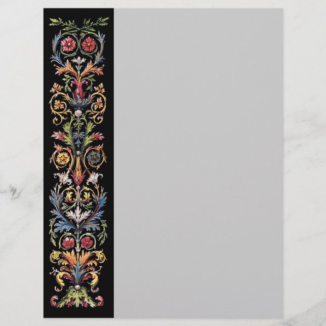 Folheto de Vazio de Arte Iluminada Gótica (Frente)