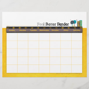 Folheto do Calendário do Binder de Sentimento Amar