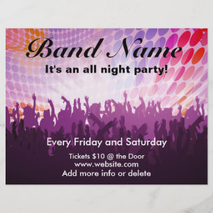 Folheto do concerto noturno