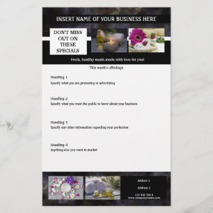 Folheto do folheto do Business 6 serviços de fotog