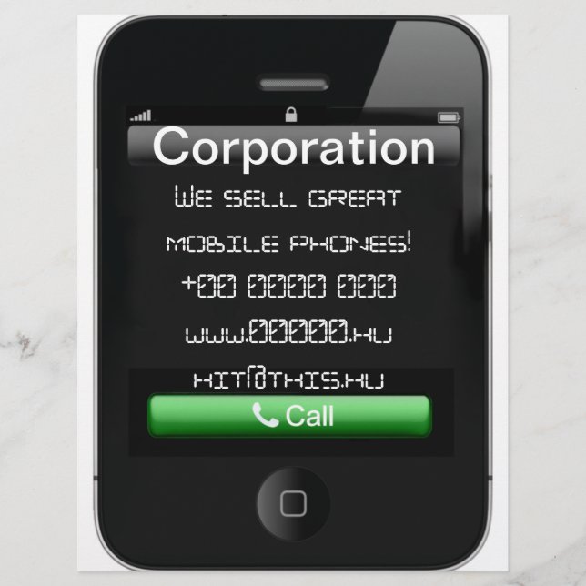 Folheto do iPhone (Frente)