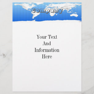 Folheto do Mapa Mundial