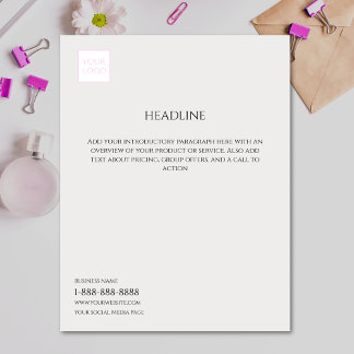 Folheto do Marketing comercial para Cinza mínima d