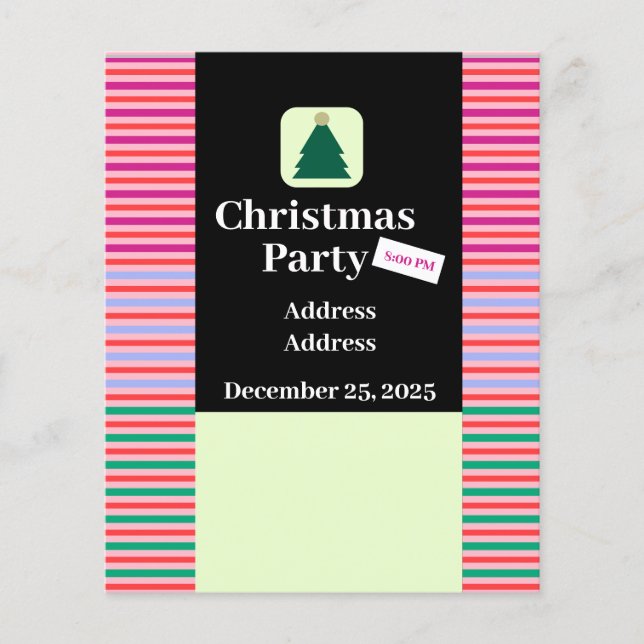 Folheto do Partido do Natal Moderno (Frente)