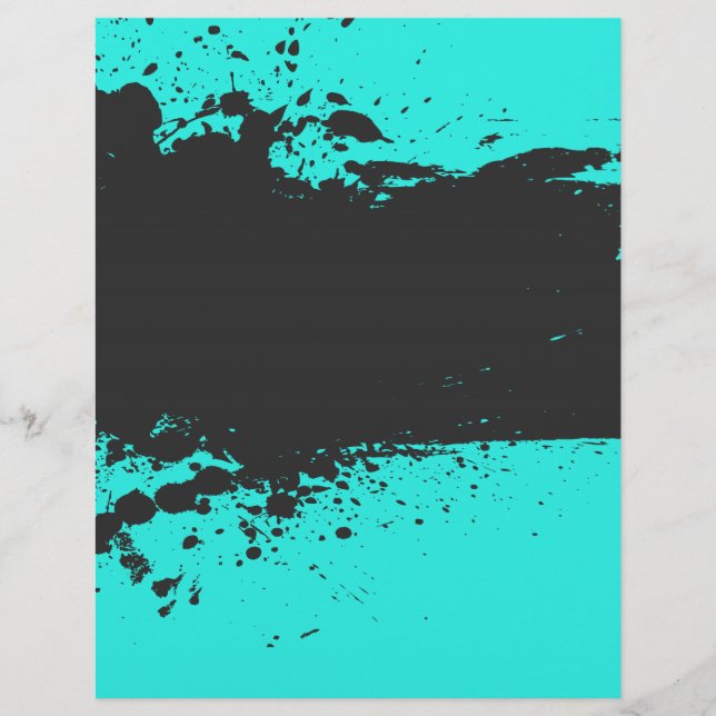 Folheto do Partido Paint Splatter (Frente)