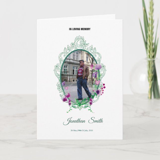 Folheto do Programa Memorial (Frente)