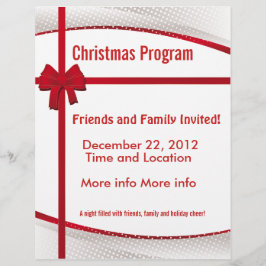 Folheto do Programa Presente de Natal