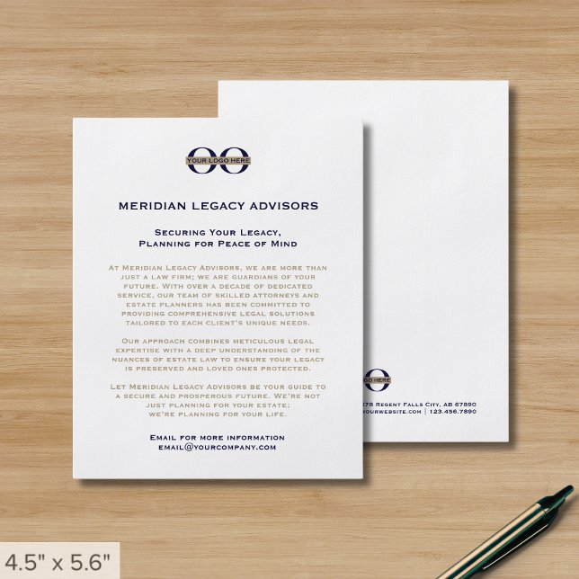 Folheto do Promocional de logotipo comercial (Criador carregado)