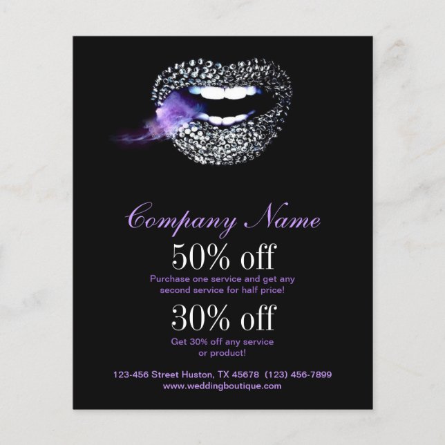 Folheto do Promocional do Artista Makeup (Frente)