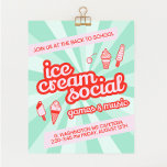 Folheto do sorvete Social Party<br><div class="desc">Gritar, gritar, todos nós gritares por sorvete! Anime-se com o seu próximo sorvete social com este folheto colorido e delicioso. Perfeito para escola, igreja, centros comunitários e muito mais. Personalize suas cores ou adicione sua própria arte. Esta design é totalmente personalizável. Precisa rápido? Compre as versões de download digitais aqui:...</div>