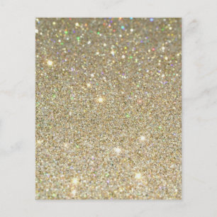 Folheto do vazio com brilho