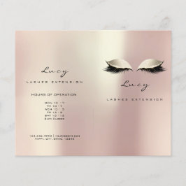 Folheto Dourado Glitter Makeup Olhos Lash