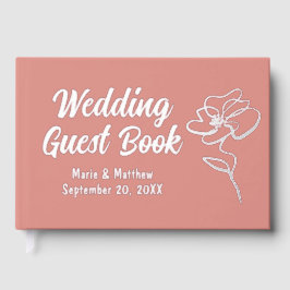 Folheto Floral Coral Clássico Mudado