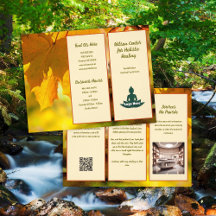 Folheto Folhas Douradas da Natureza Holística
