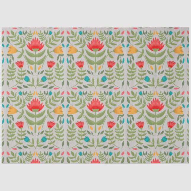 Folheto Folheto Papel Tecido de Decoupage de Padrã (Frente )