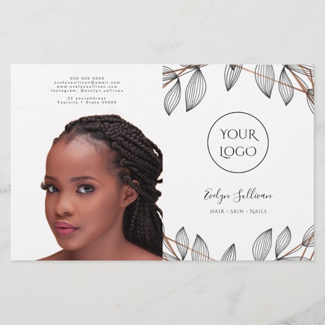 folheto foliage frame (Frente)