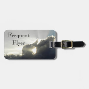 Folheto Frequente - etiqueta de bagagem
