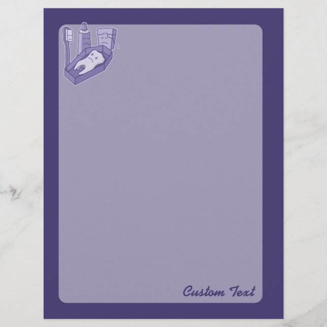 Folheto Funeral dos Dentes (Frente)