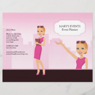 Folheto Ilustrado Feminina - Desdobrado (Você dobr