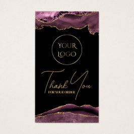 Folheto informativo do agate de mauve escuro