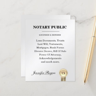 Folheto inspirado no contrato de prata e certifica