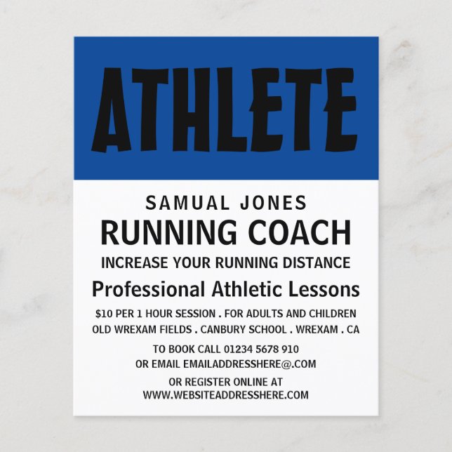 Folheto Moderno, Folheto Advertido com Lição de at (Frente)