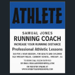 Folheto Moderno, Folheto Advertido com Lição de at<br><div class="desc">Folhetos Modernos,  Folhetos Publicitários De Lição De atletismo Da Loja De Cartão de visita.</div>