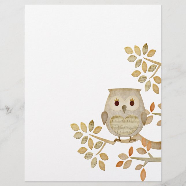 Folheto Musical de Coruja (Frente)