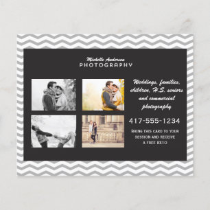 Folheto pequeno para o negócio da fotografia