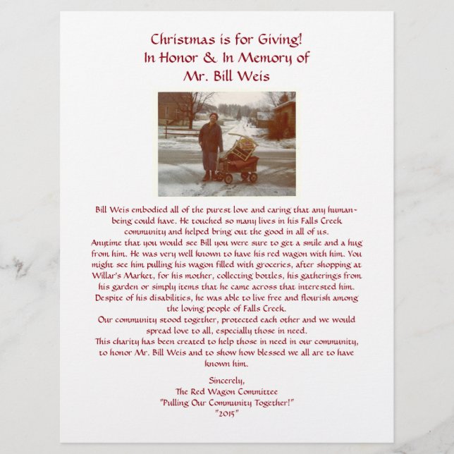 Folheto Personalizado (Frente)