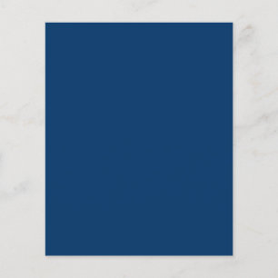 Folheto Personalizado Azul da Meia-Noite - Ordens