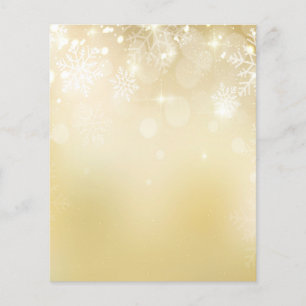 Folheto personalizado de Natal Feriados de Vinter