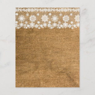 folheto personalizado de Natal Férias de Inverno