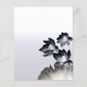 Folheto Personalizado Do Lotus Artístico Blossomo