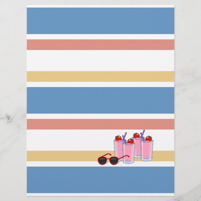 Folheto personalizado do Summer Fun (Frente)