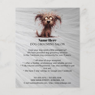 Folheto personalizado para a manutenção de cães