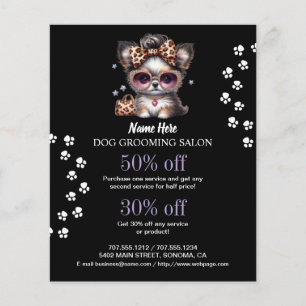 Folheto personalizado para a manutenção de cães