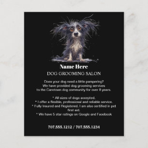 Folheto personalizado para a manutenção de cães