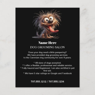 Folheto personalizado para a manutenção de cães