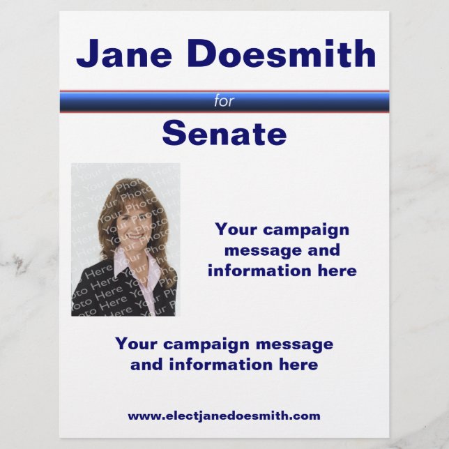 Folheto Político Eleitor Modelo (Frente)