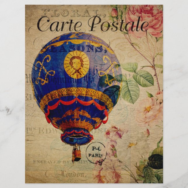 Folheto postal francês (Frente)